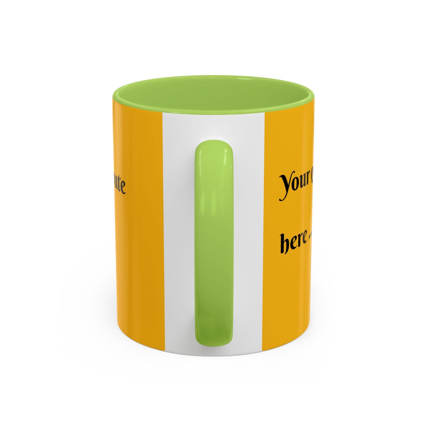 Inspirierender Zitat Kaffeebecher - Anpassbar 11oz & 15oz