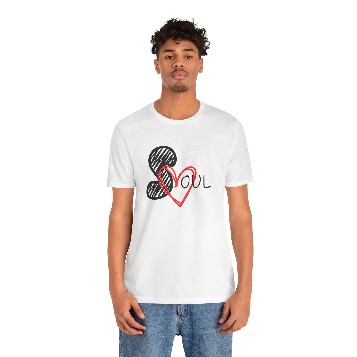 T-shirt unisexe à manches courtes Love