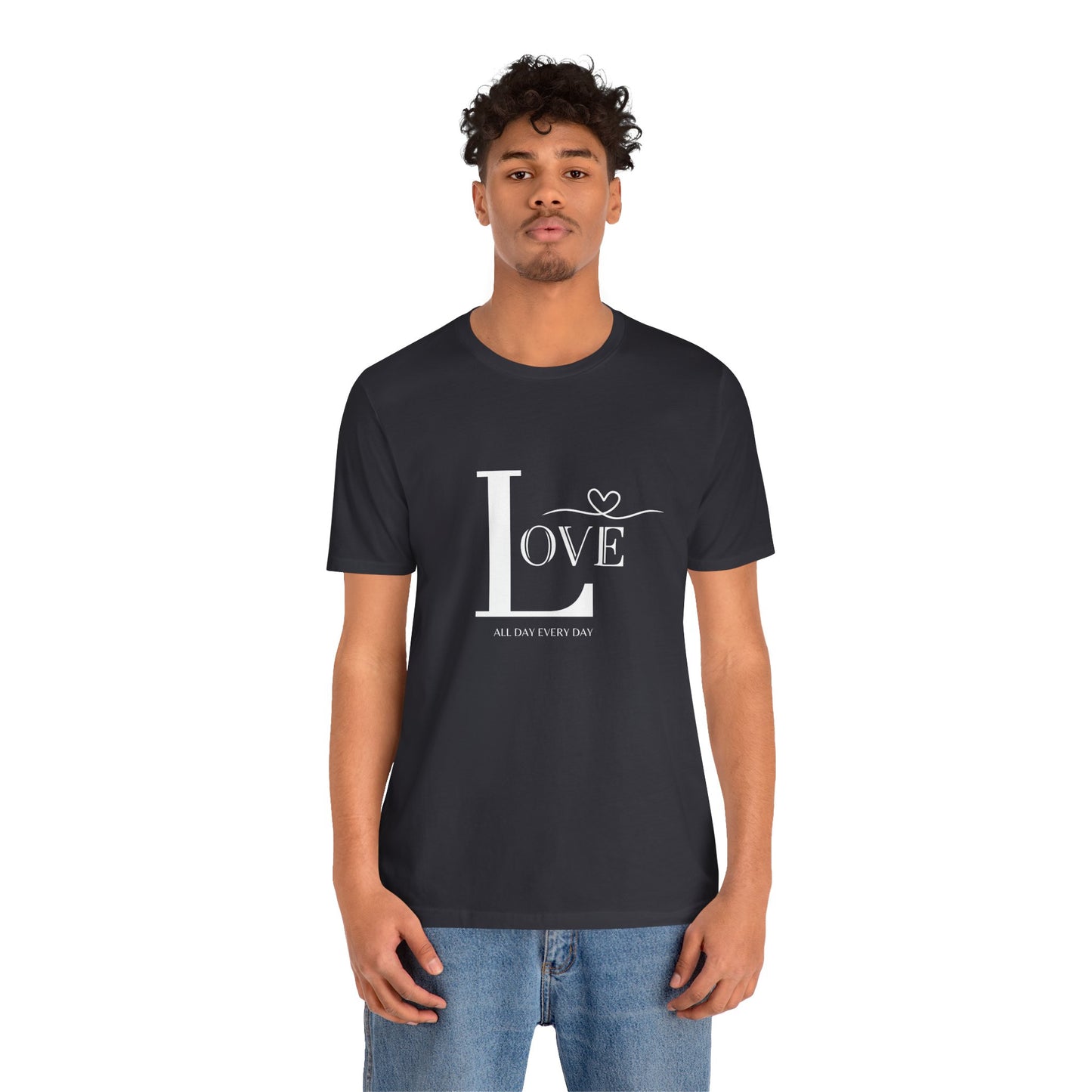 Unisex  Jersey Short Sleeve Love Tee
