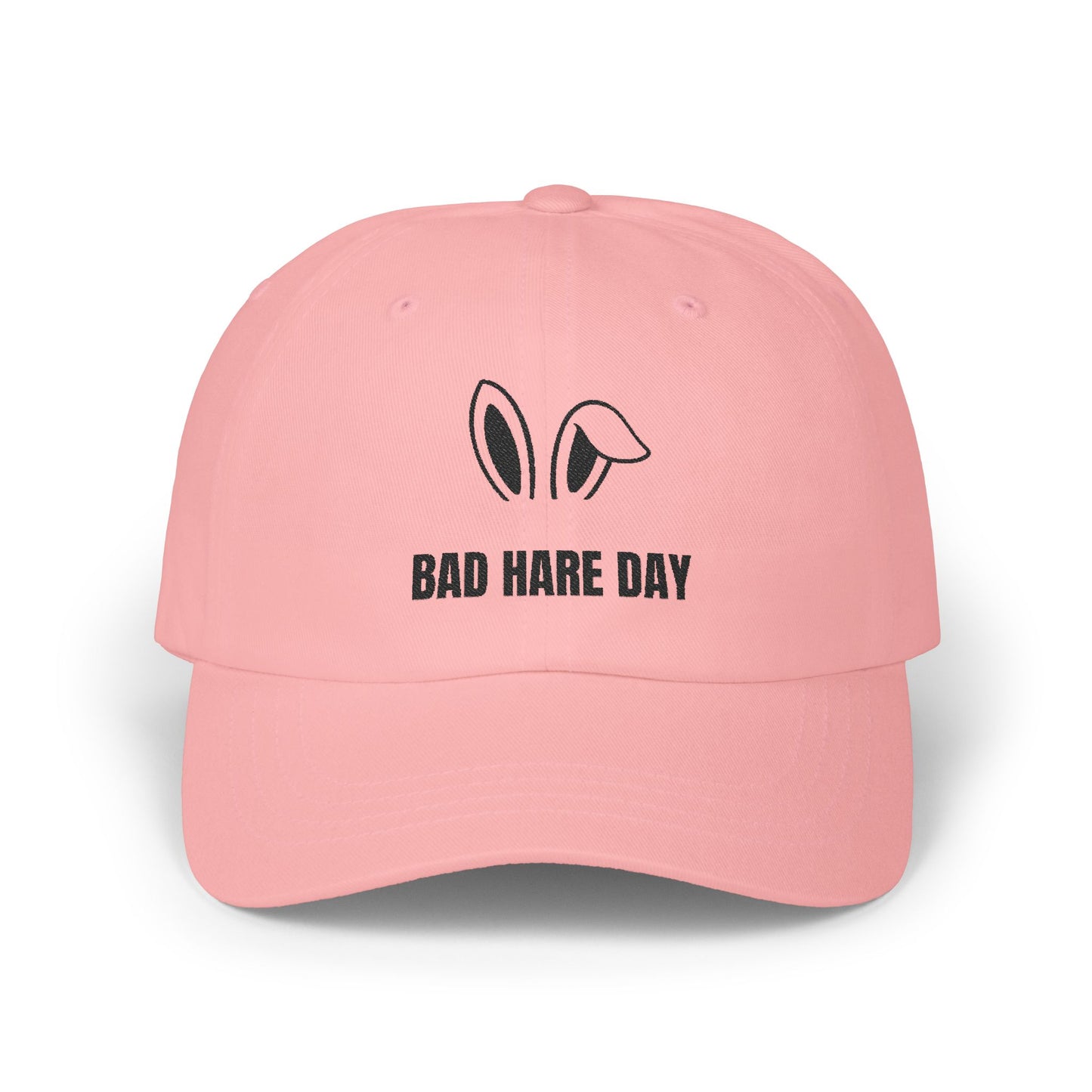 Umweltfreundliche klassische Dad-Cap - 'Bad Hare Day' Design für lässigen Stil
