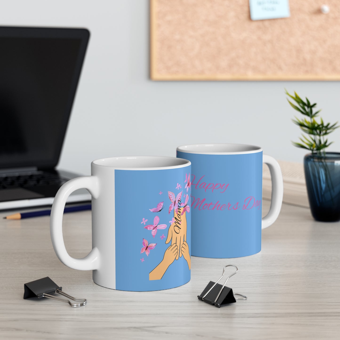 Personalized Floral Mother's Day Coffee Mug | 11oz & 15oz