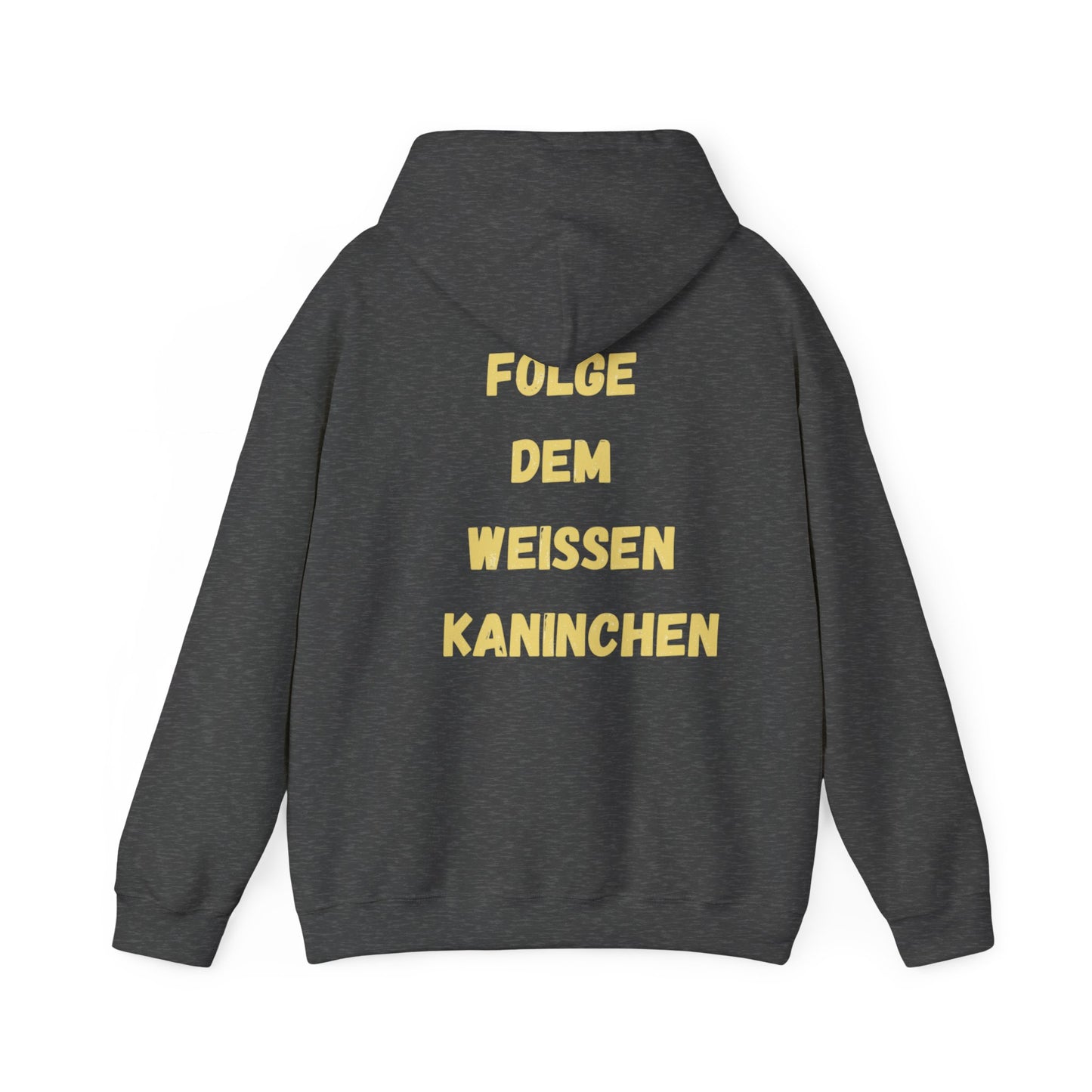 Folgen Sie dem weißen Kaninchen Hoodie - Unisex Heavy Blend™ Sweatshirt