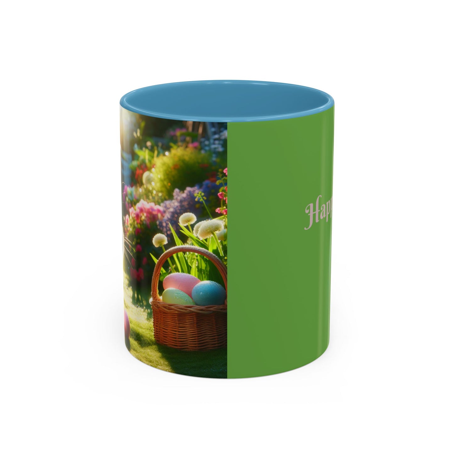 Happy Easter Accent Coffee Mug - 11 & 15oz - Perfect for Spring Celebrations