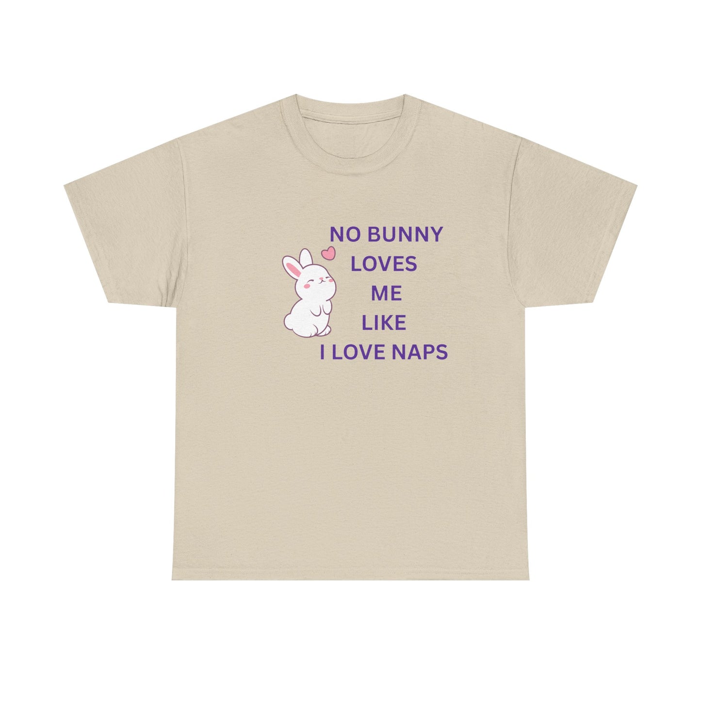 Funny Bunny Nap Lover Unisex Heavy Cotton Tee