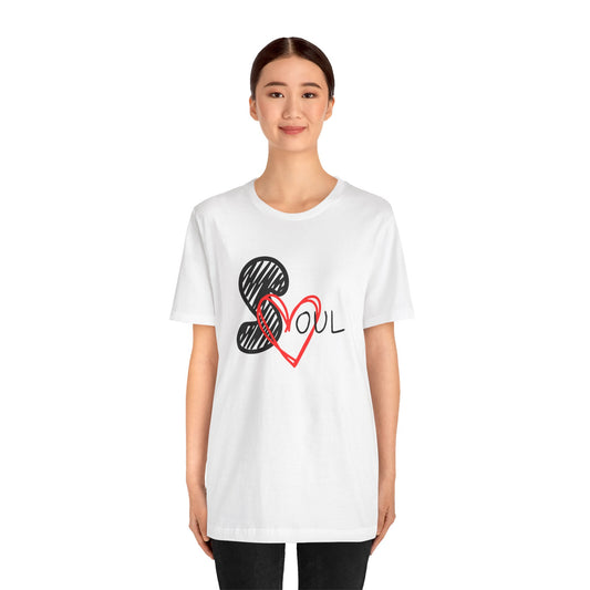 Unisex Jersey Kurzärmeliges Love T-Shirt