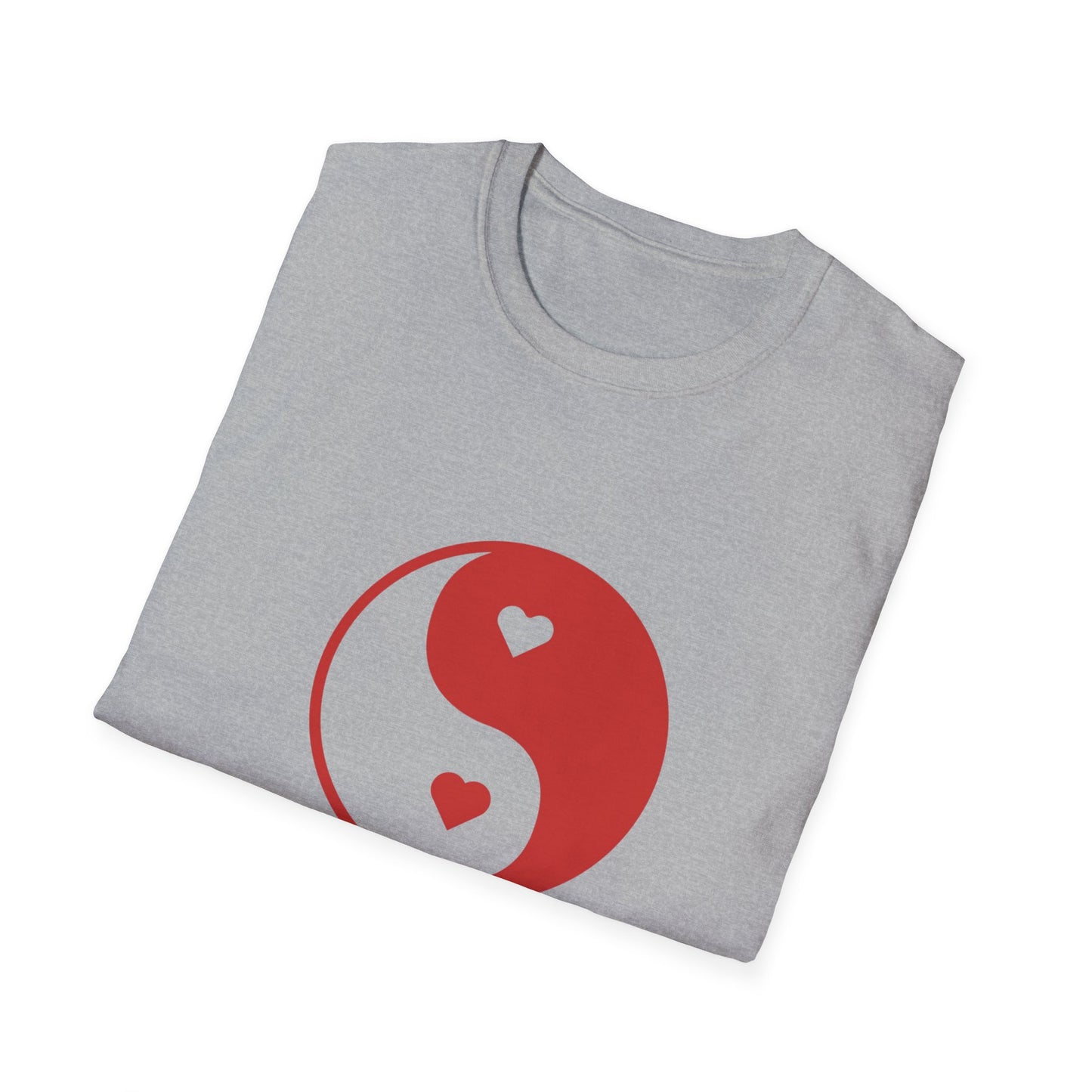 Grey Unisex Softstyle Love T-Shirt