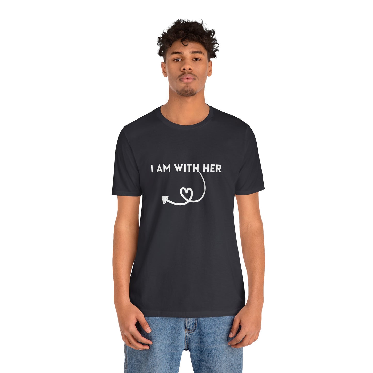 Herren schwarzes Casual T-Shirt - Unisex Jersey Kurzarmshirt