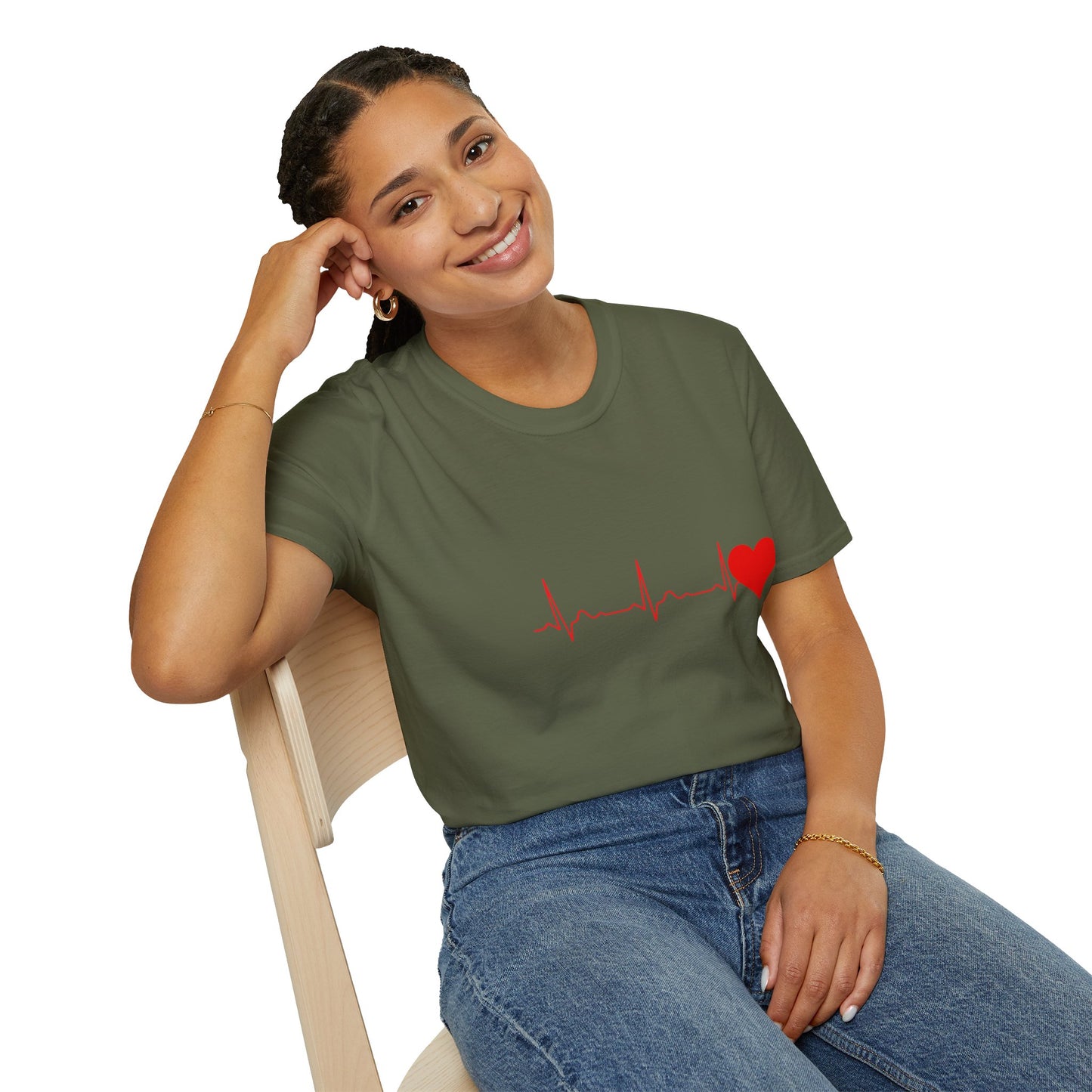 Black Unisex Softstyle  T-Shirt