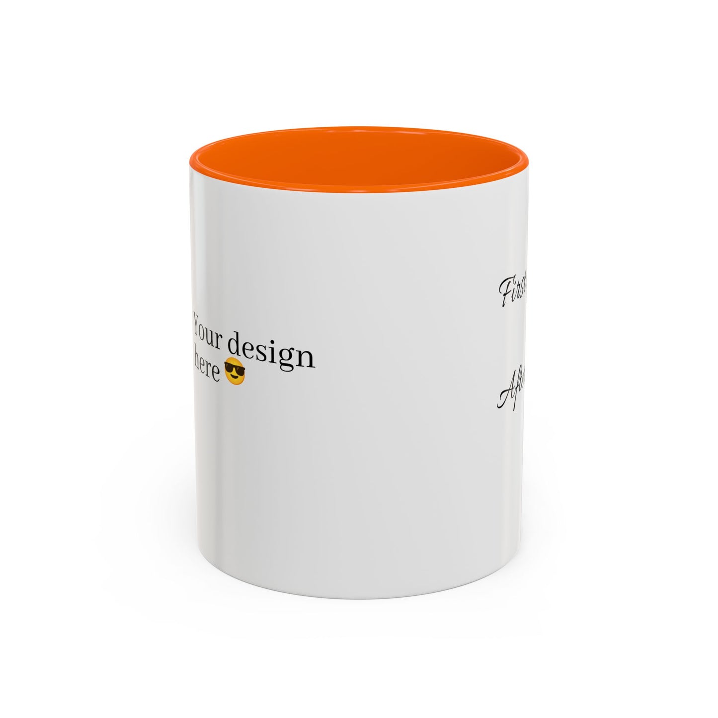 Inspirierende Akzent-Kaffeetasse - 'Zuerst du... Nach dem Kaffee' - Perfekt für Kaffeeliebhaber und tägliche Motivation