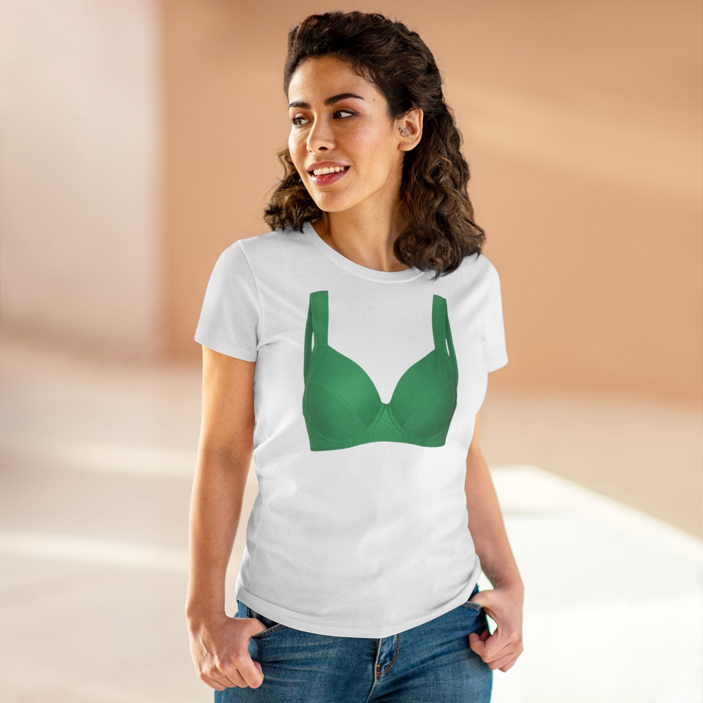 Damen Baumwoll-T-Shirt - Sommer Trendy Kinky Lustig Bunt Party T-Shirt