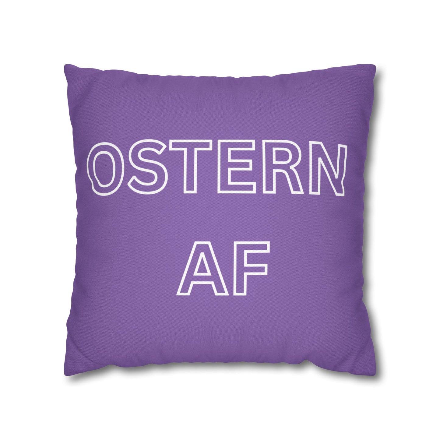 Verspielter dekorativer Kissenbezug „OSTERN AF“ – lustiger Akzent für das Zuhause zu Ostern