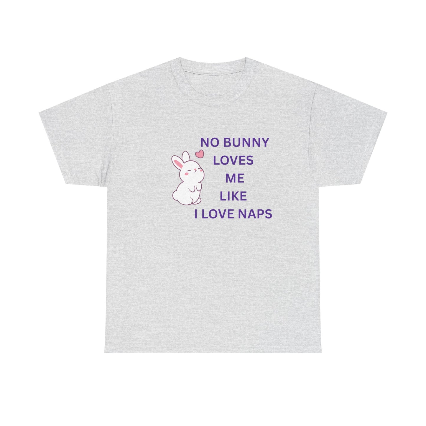 Funny Bunny Nap Lover Unisex Heavy Cotton Tee