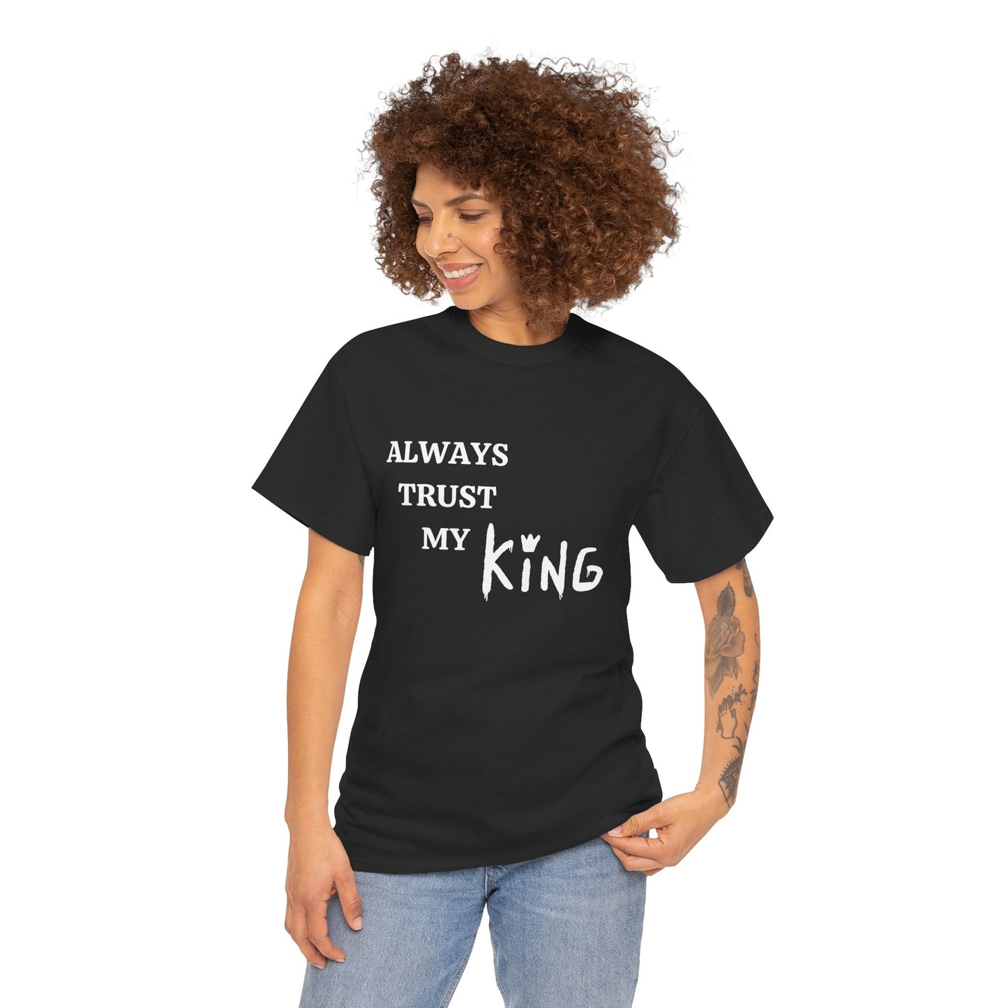T-shirt Couple Assorti - T-shirt en Coton Épais Unisexe Amusant