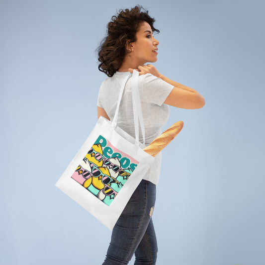 Cool Chickens Sunglasses Tote Bag - Fun and Quirky Eco-Friendly Bag