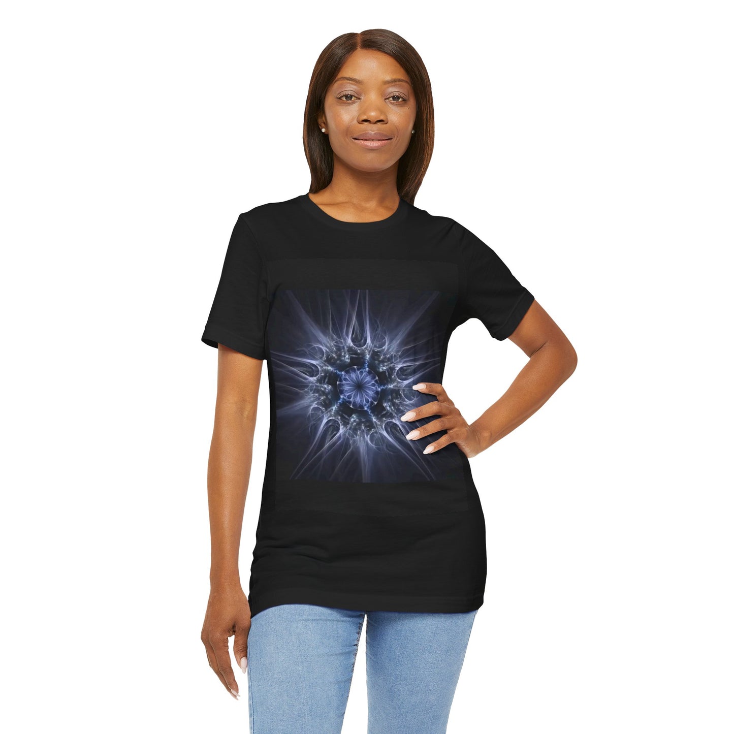 Black Psychedelics galaxy print Tee