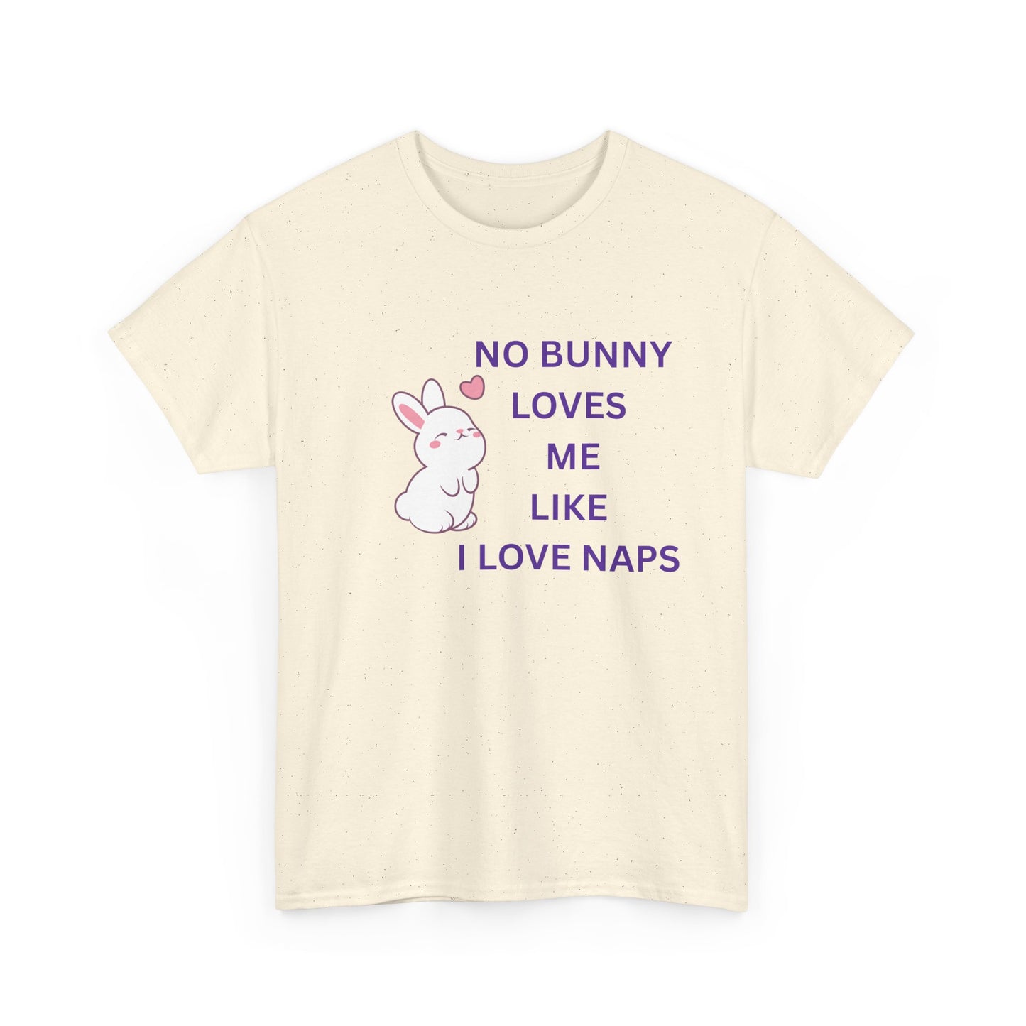 Funny Bunny Nap Lover Unisex Heavy Cotton Tee