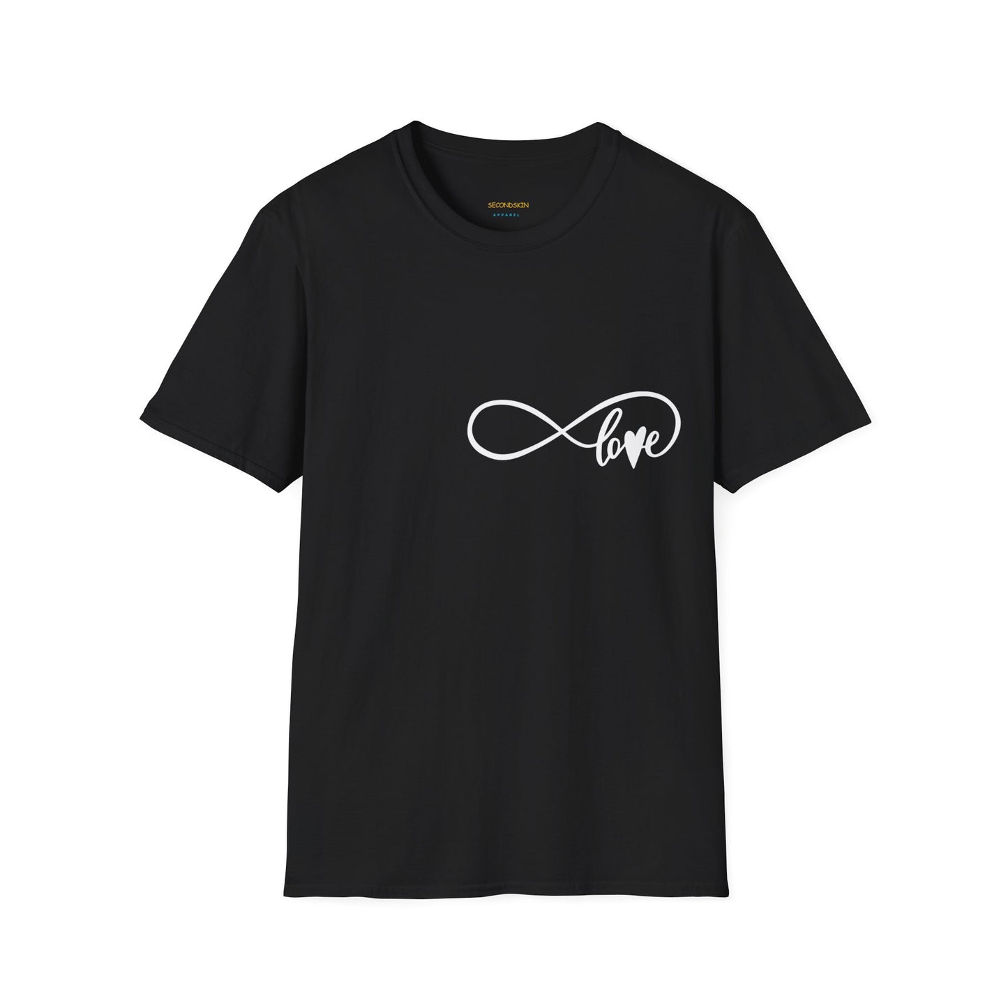 Schwarzes Unisex Softstyle Love T-Shirt
