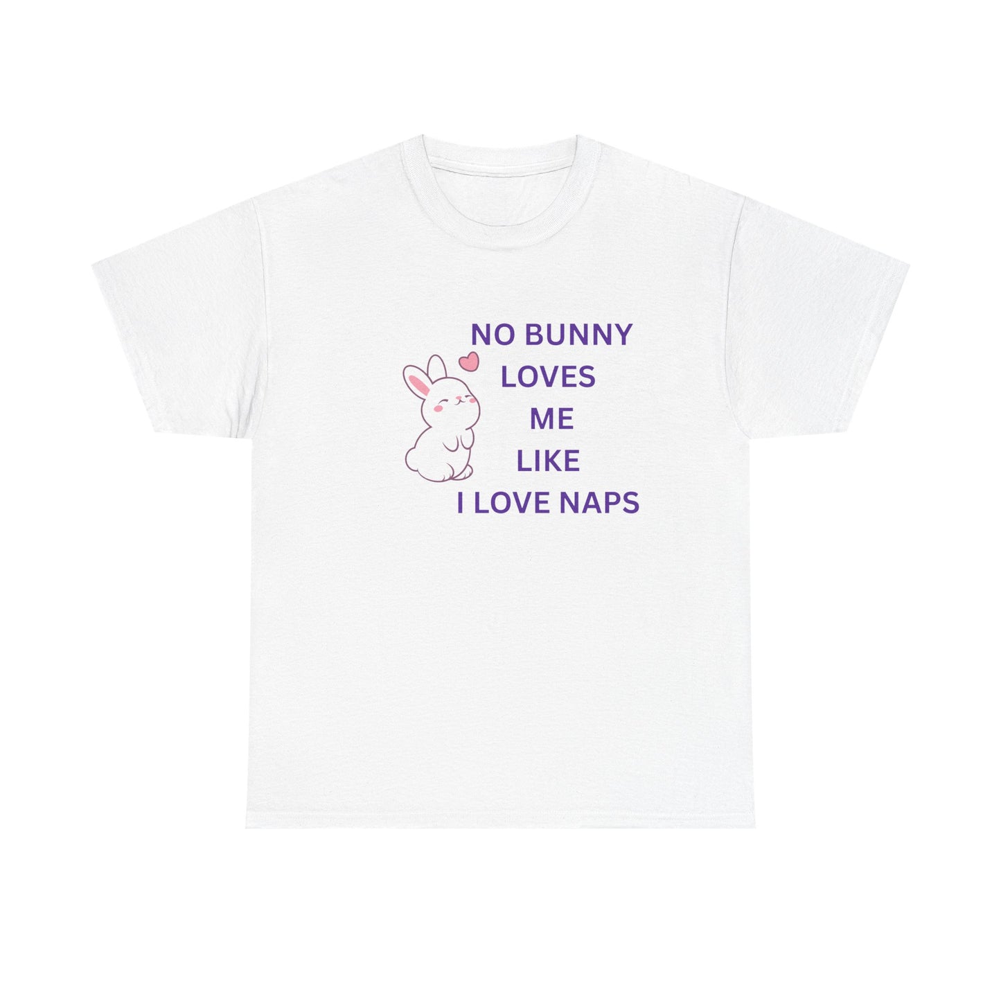 Funny Bunny Nap Lover Unisex Heavy Cotton Tee