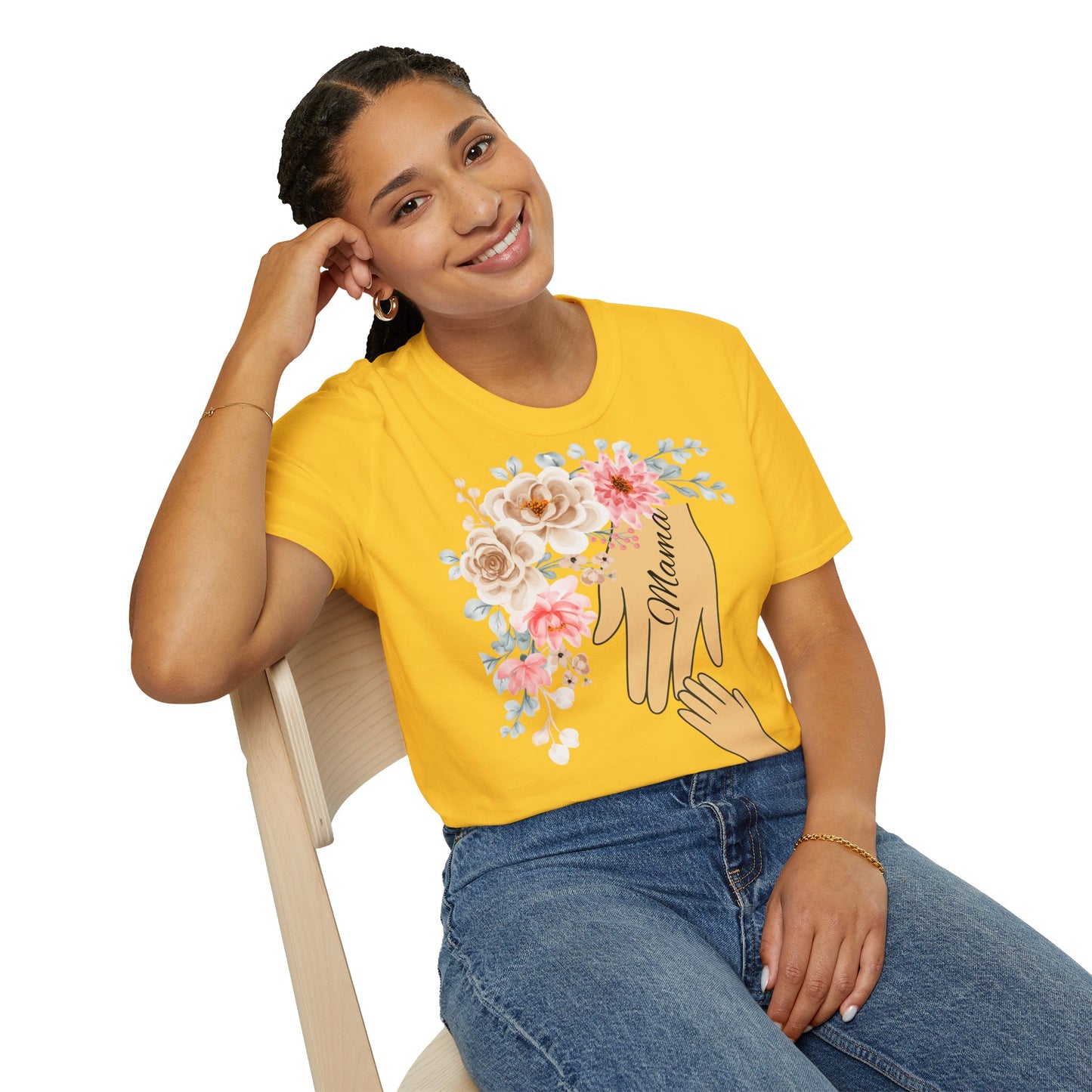 Custom Mother's Day Floral T-Shirt Mother’s Day gift