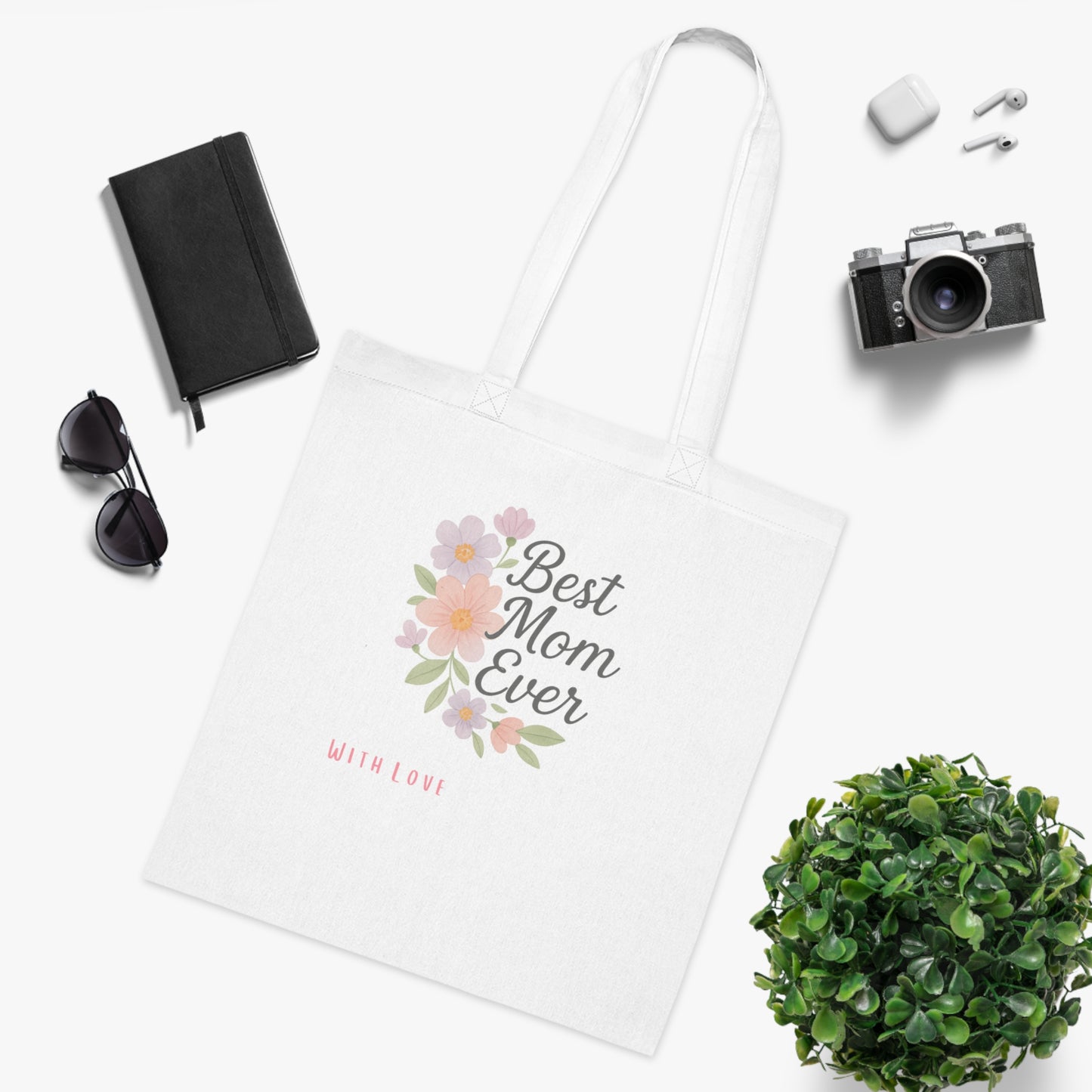 Personalized Cotton Tote Bag – Perfect Gift for Mother's Day