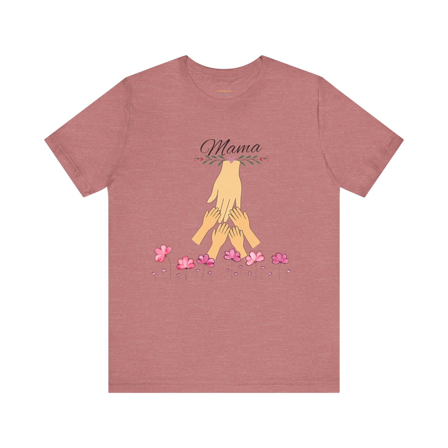 Mama Hands Unisex Custom  Tee - Perfect Gift for Mother's Day & Family Celebrations