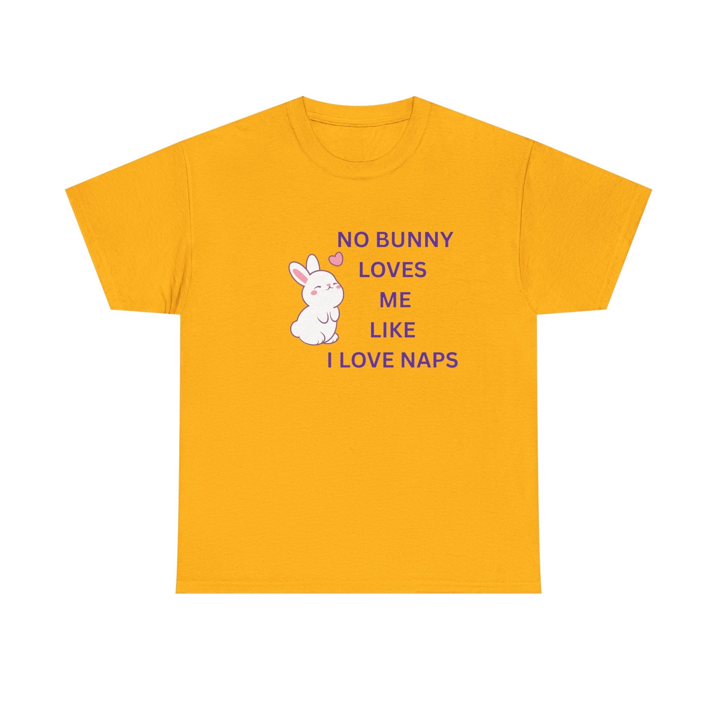 Funny Bunny Nap Lover Unisex Heavy Cotton Tee