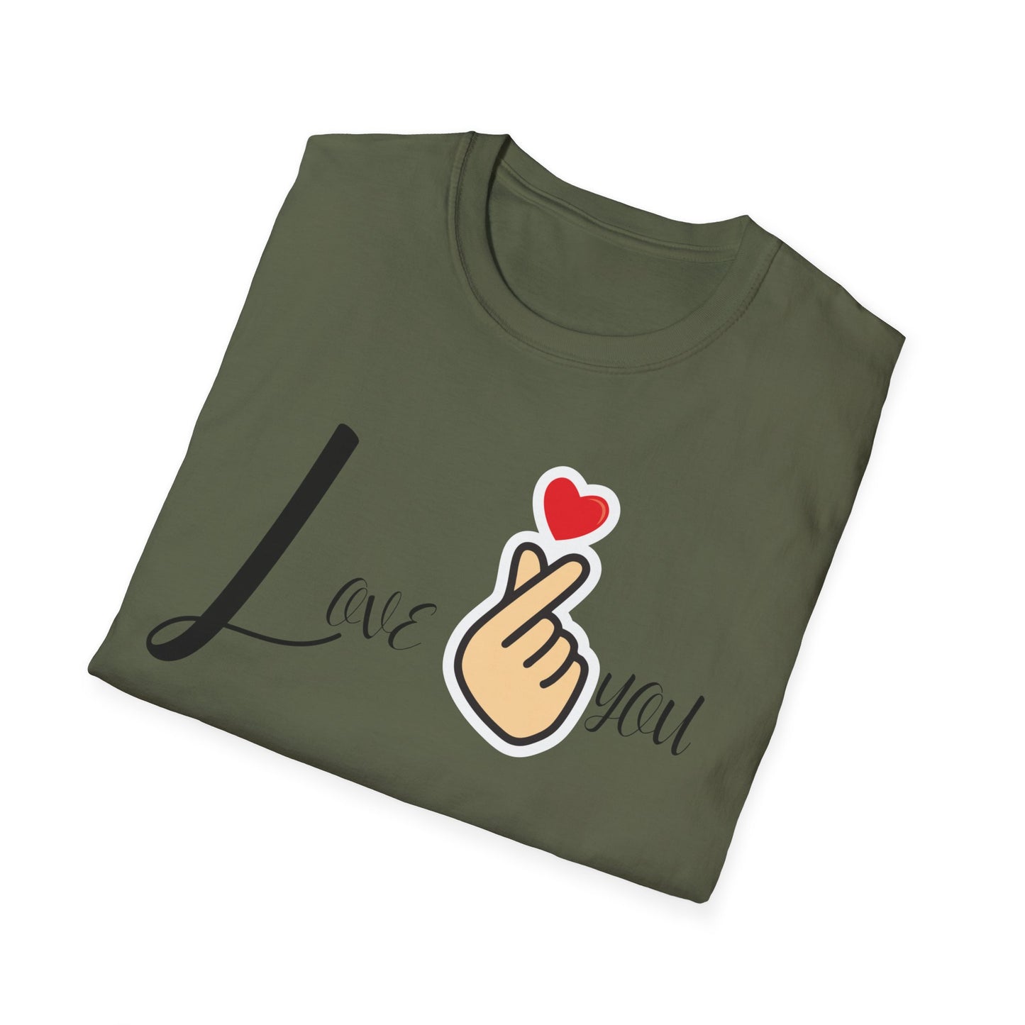 Weißes Unisex Softstyle Love T-Shirt
