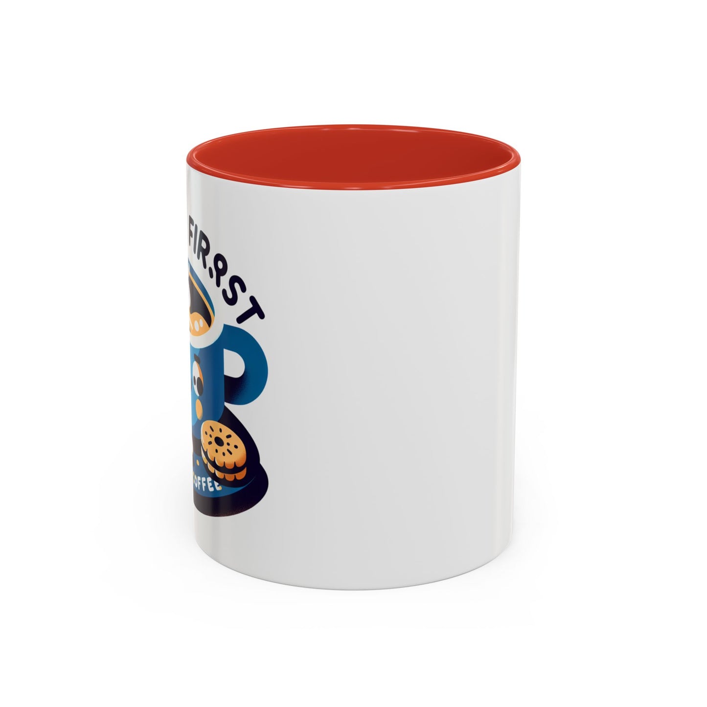 Mug à café amusant pour les amateurs de café - Design "Première Gorgée" (11/15oz)