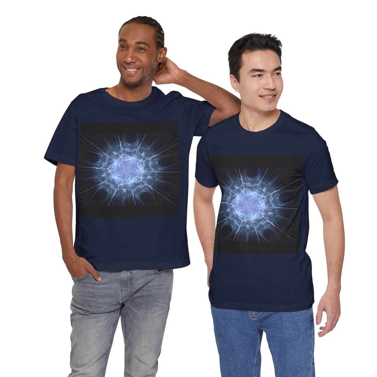 T-shirt galaxie unisexe marine