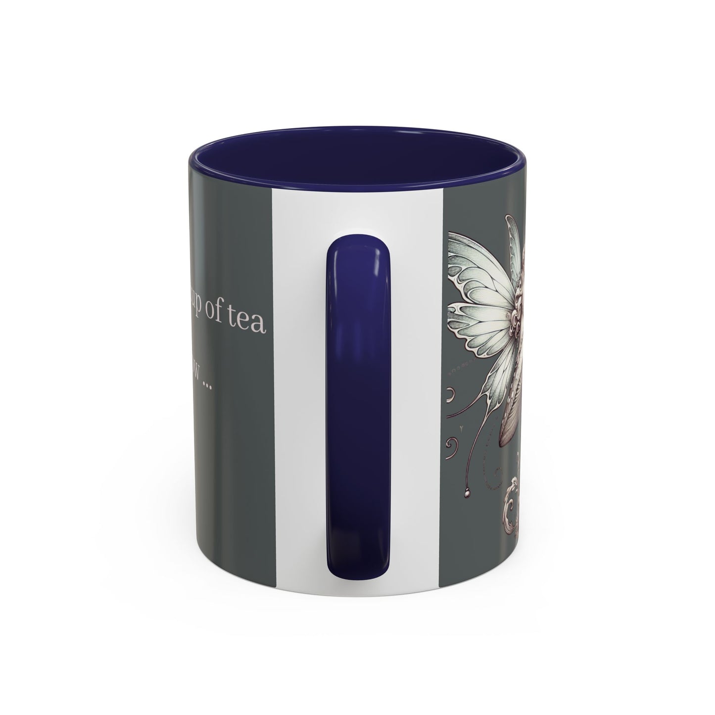 Lustige Akzent-Kaffeetasse - 'Du warst meine Tasse Tee, aber ich trinke jetzt Champagner' - Perfektes Geschenk für Weinliebhaber