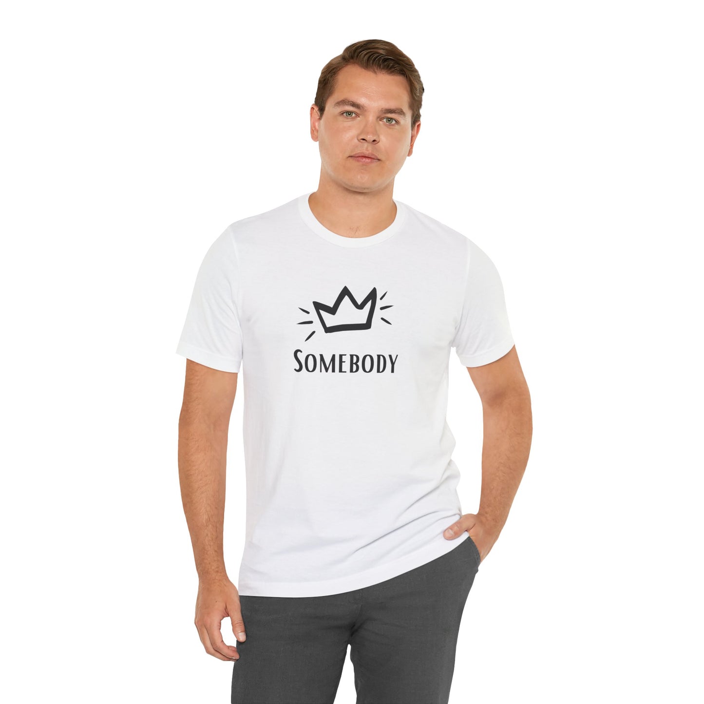 Grau Unisex Alltags-T-Shirt