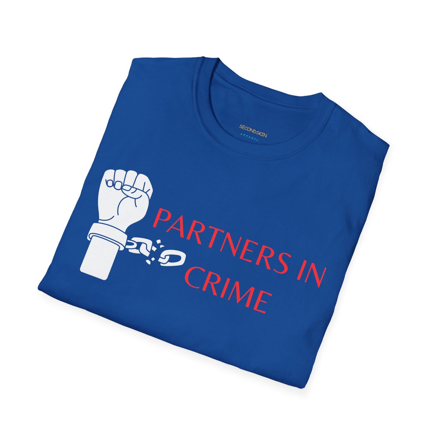 Black Unisex Softstyle couple T-Shirt