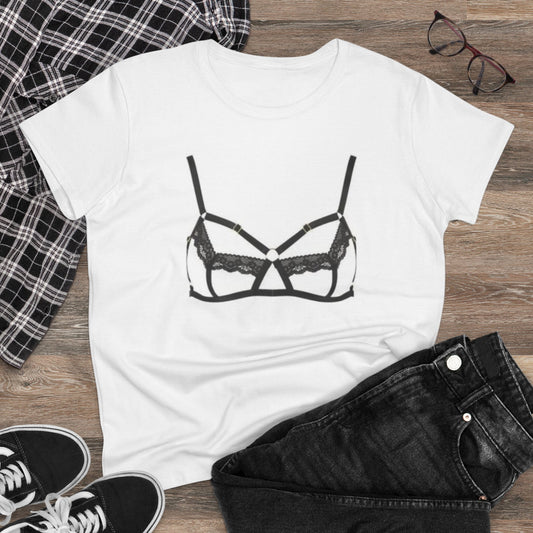White Street Style Cotton Tee