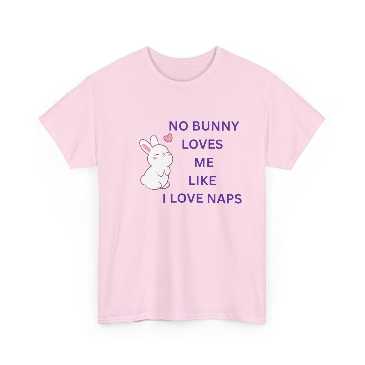 Funny Bunny Nap Lover Unisex Heavy Cotton Tee