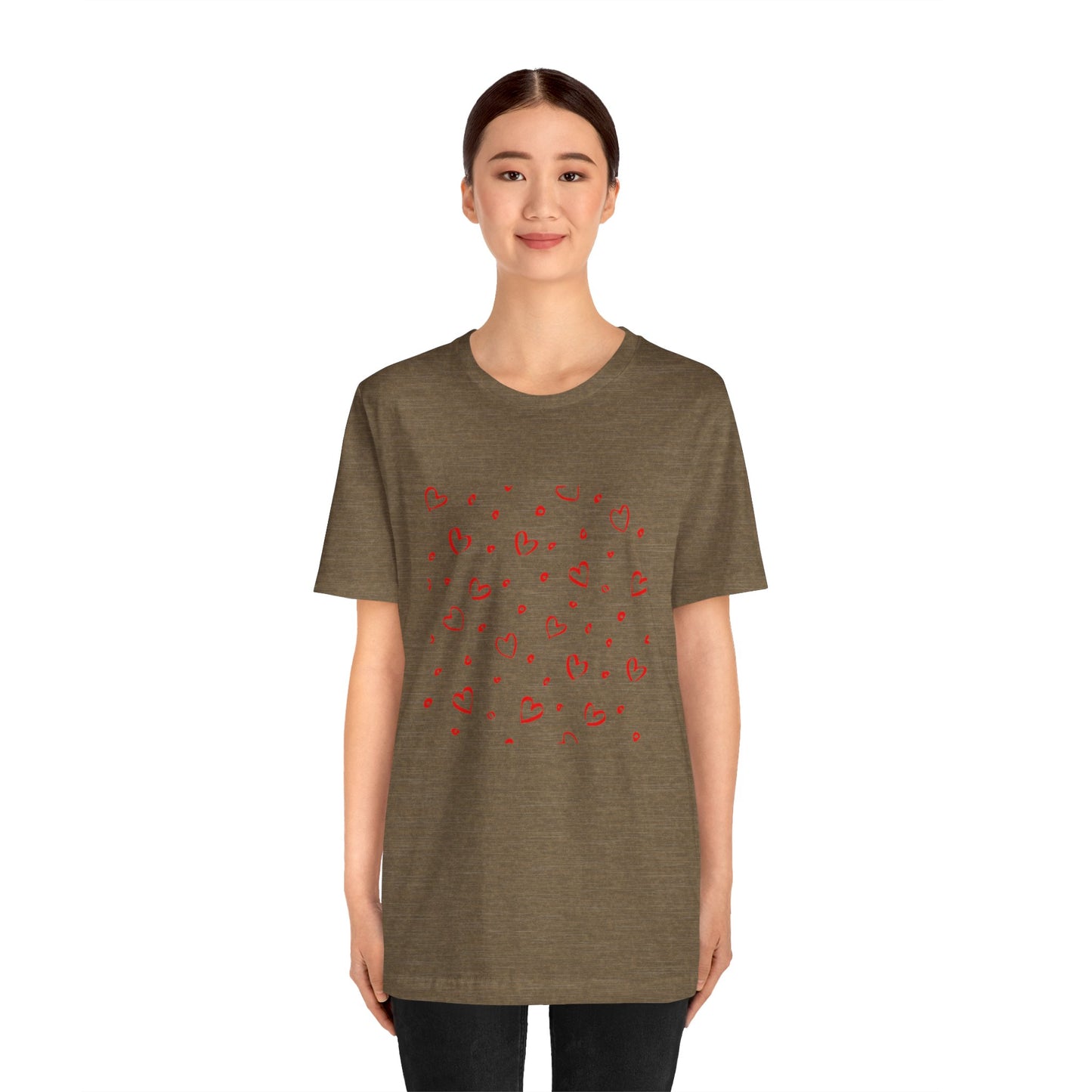 Camiseta de manga corta LoveTee Unisex Blanca