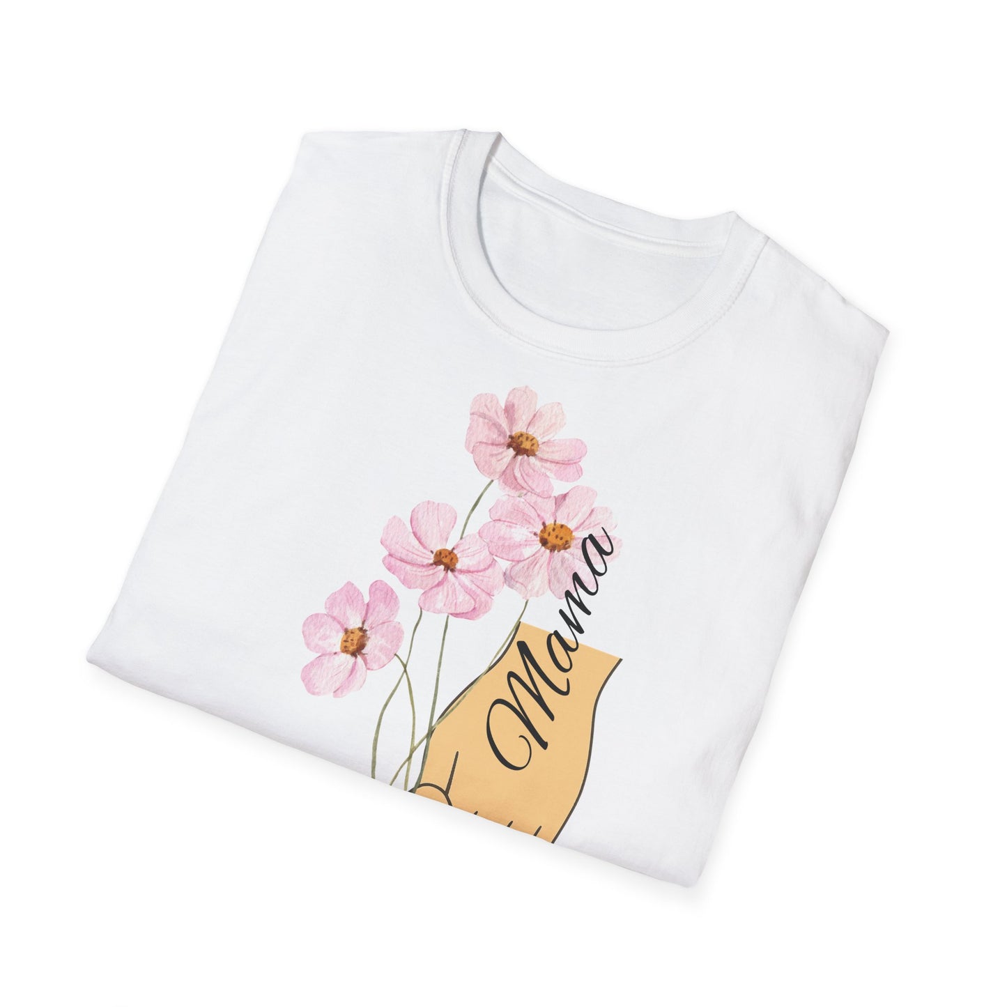 Floral Mama Shirt - Softstyle Unisex T-Shirt for Mother's Day
