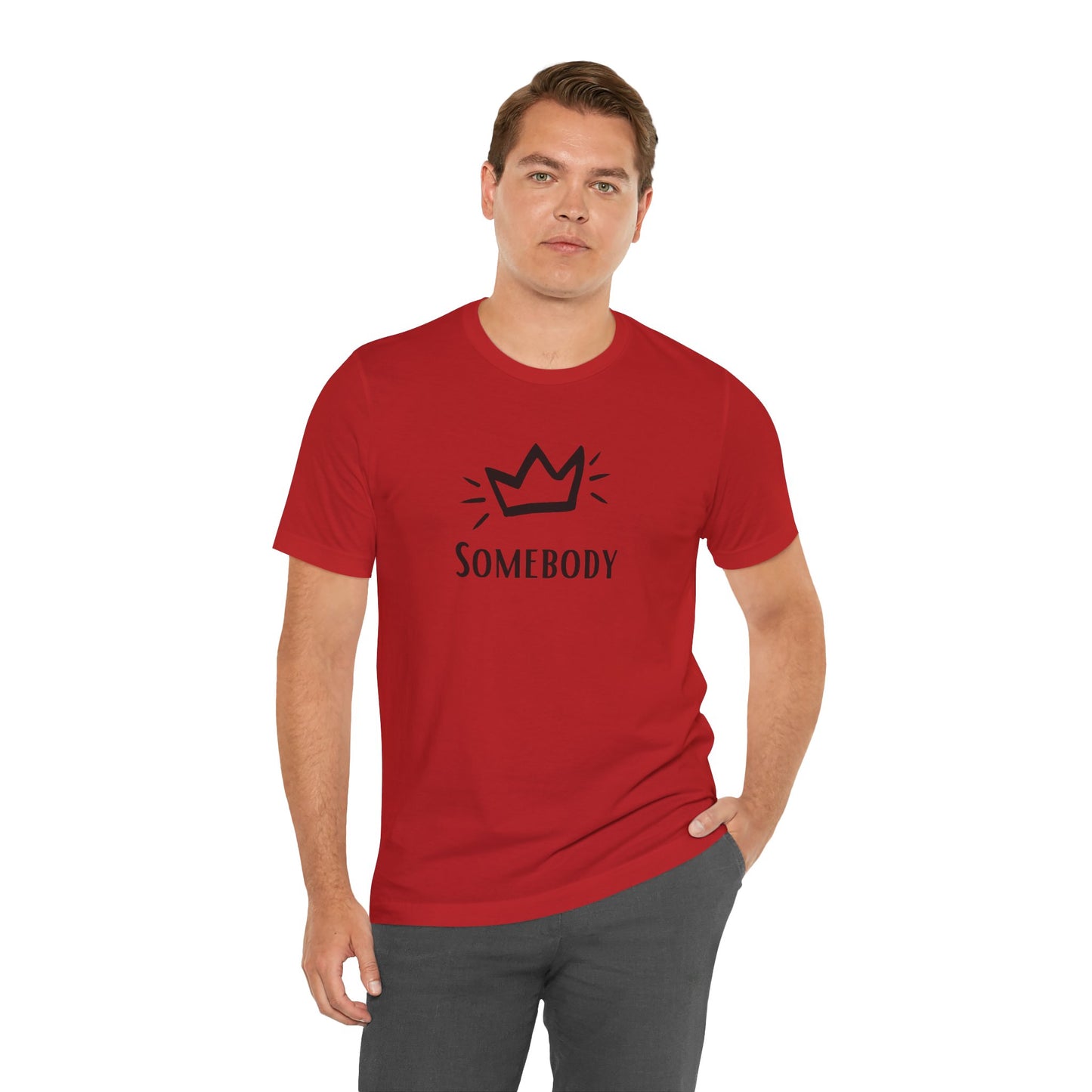 Grau Unisex Alltags-T-Shirt