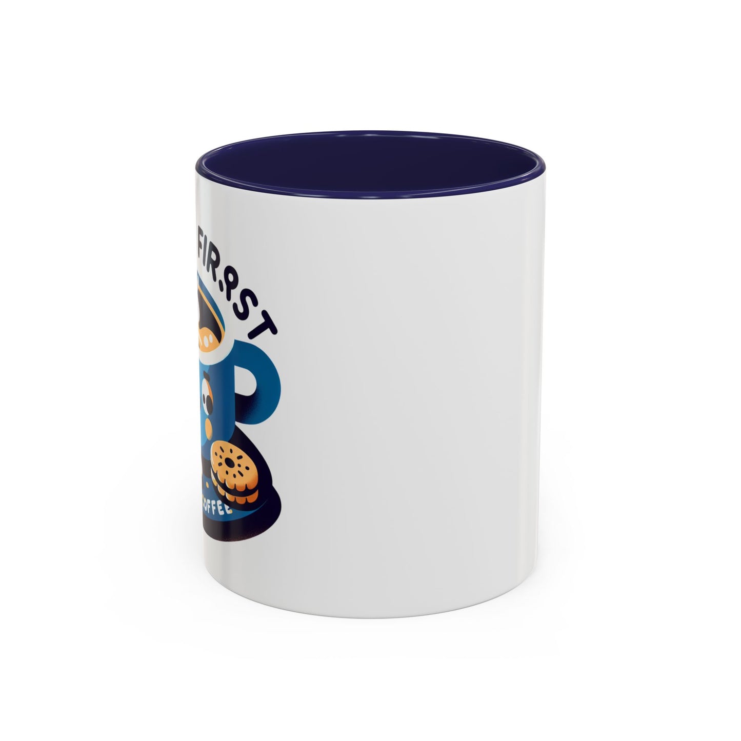 Mug à café amusant pour les amateurs de café - Design "Première Gorgée" (11/15oz)