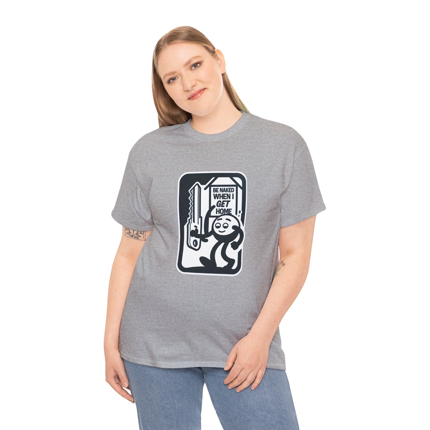 Funny Black Organic Cotton Tee