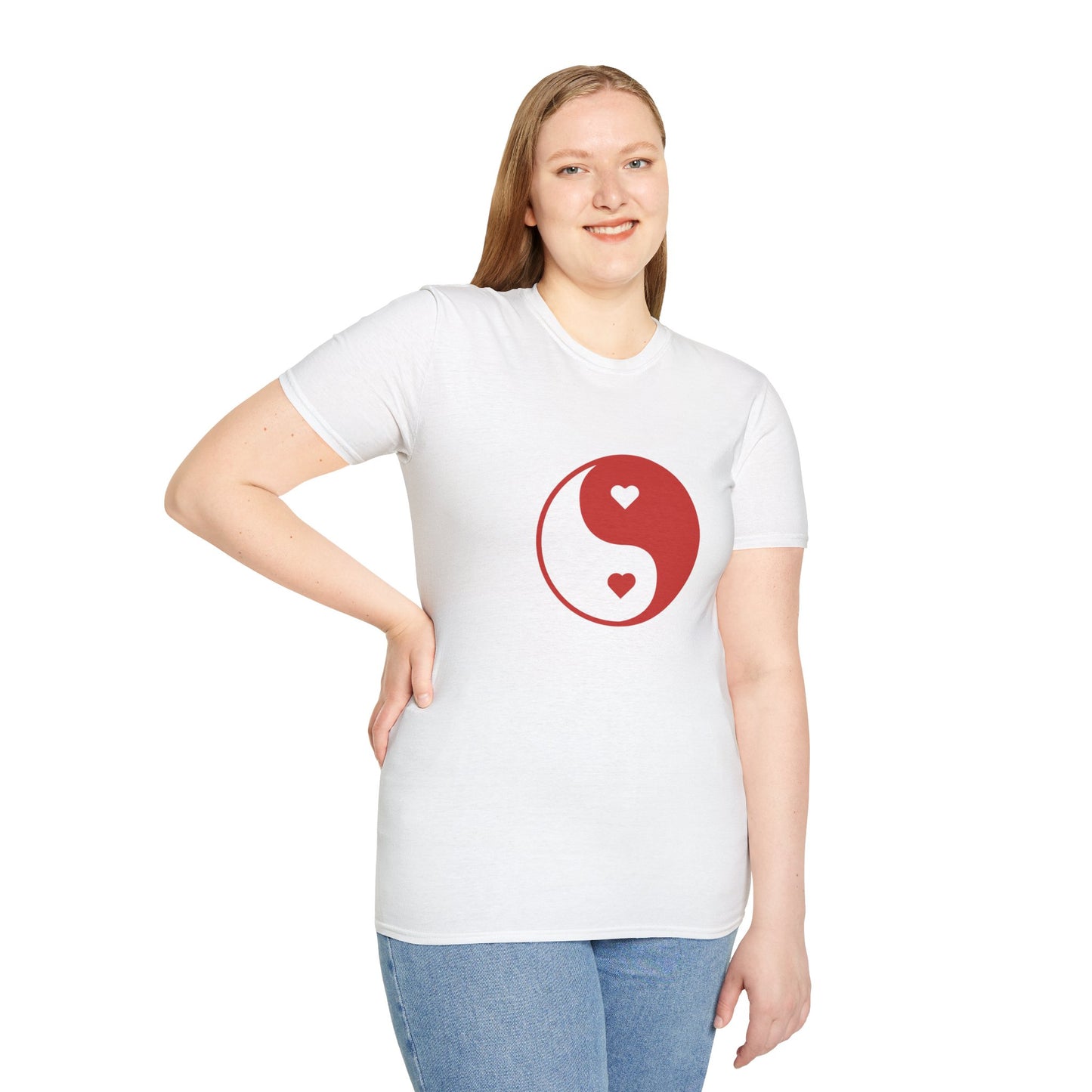 Grey Unisex Softstyle Love T-Shirt
