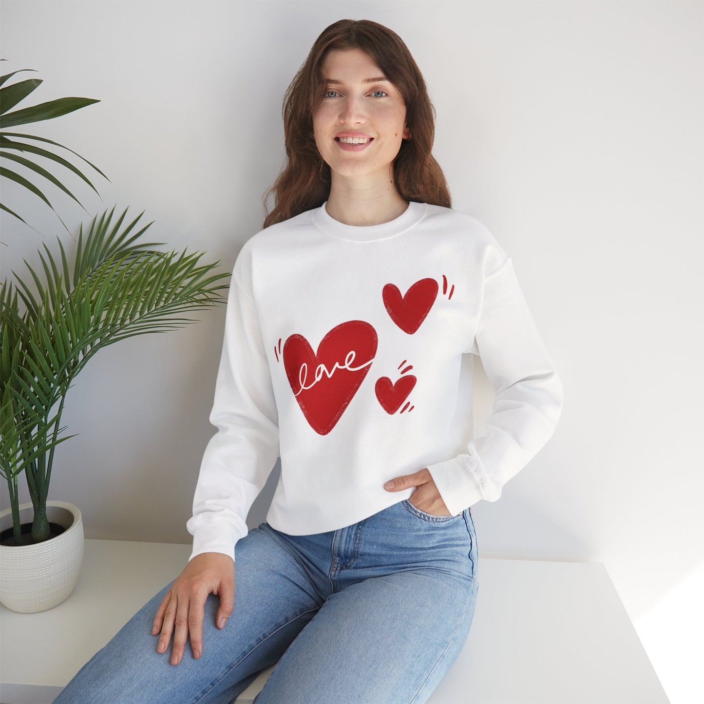 Unisex Heavy Blend™ Crewneck Love Sweatshirt