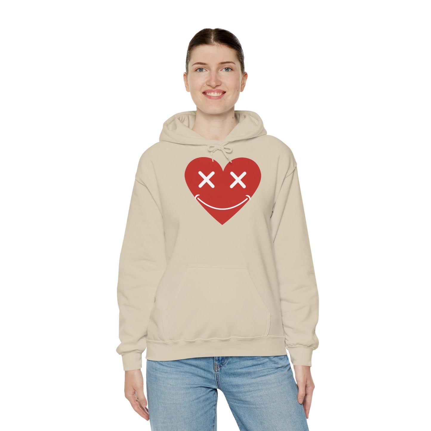 Sudadera unisex con capucha y mezcla pesada™ Love 