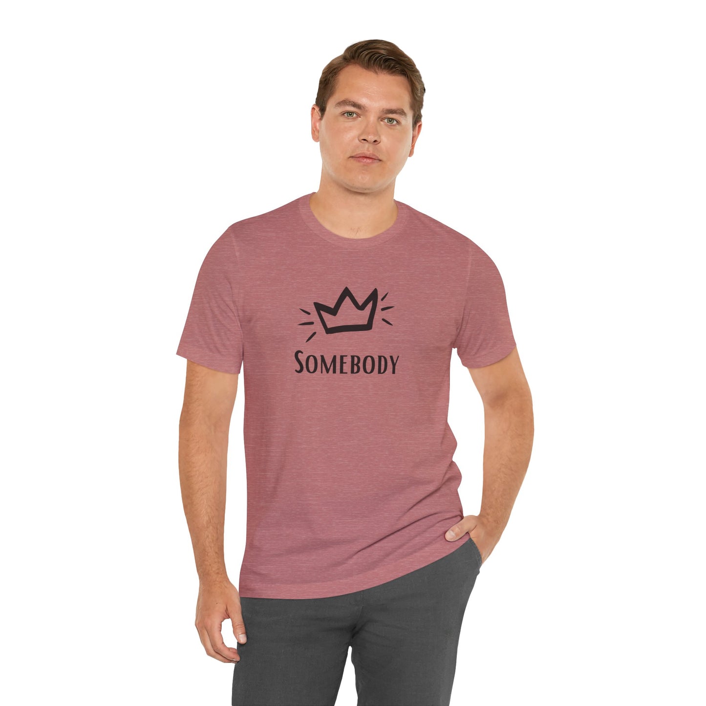 Grau Unisex Alltags-T-Shirt