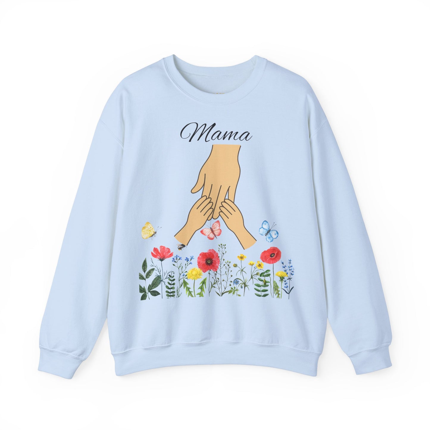 Floral Mama Crewneck Sweatshirt - Unisex Heavy Blend™