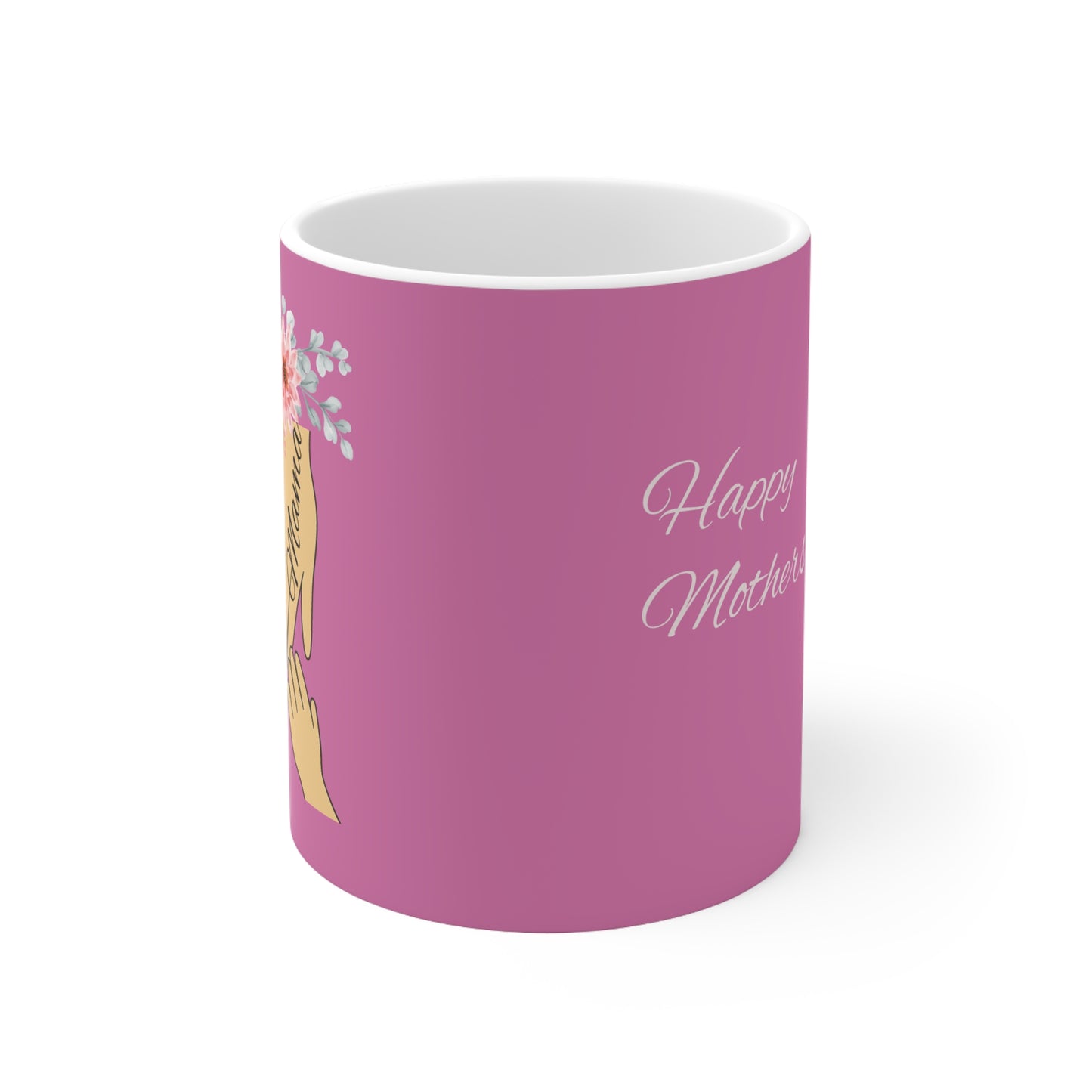 Floral Mother’s Day Ceramic Coffee Cups - 11oz & 15oz Mugs for Moms