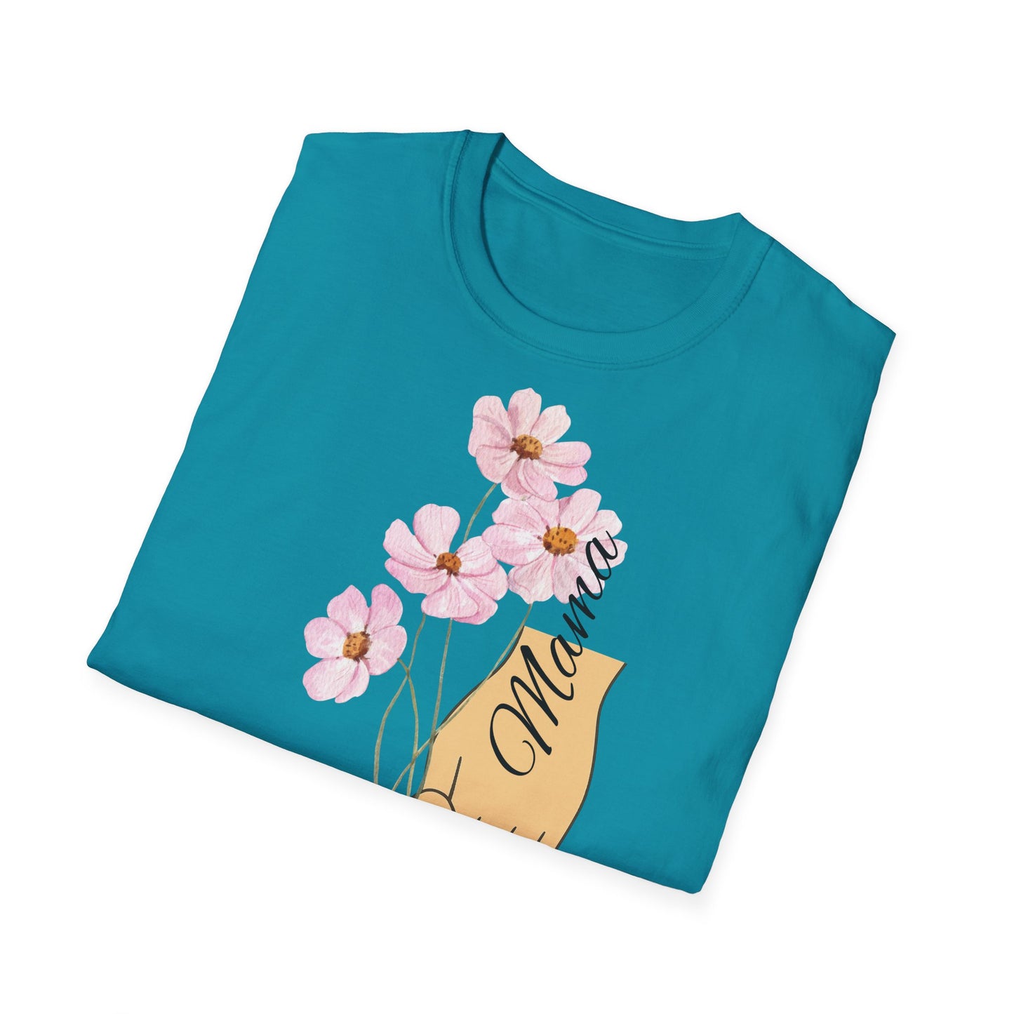 Floral Mama Shirt - Softstyle Unisex T-Shirt for Mother's Day
