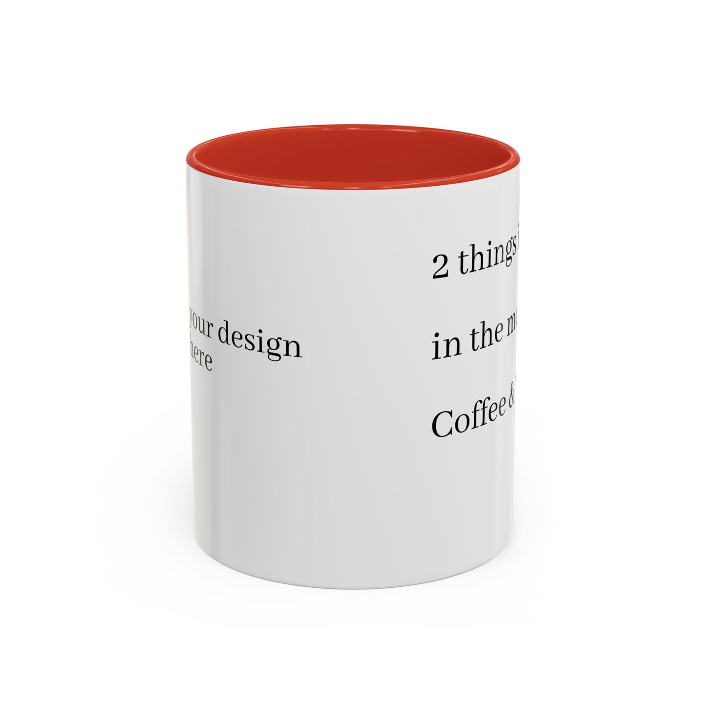 Coffee & You Accent Mug - Perfect for Morning Rituals - Ideal Gift for Coffee Lovers