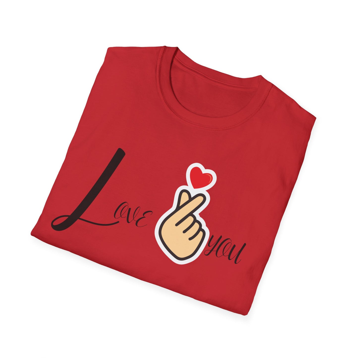 Weißes Unisex Softstyle Love T-Shirt