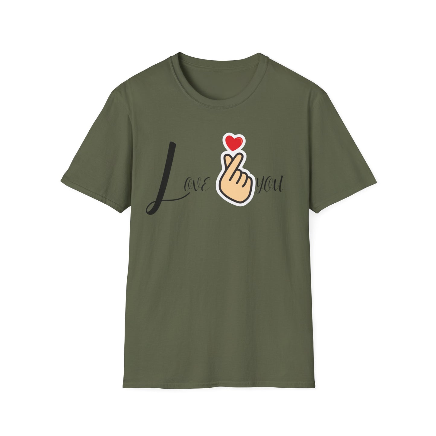 Weißes Unisex Softstyle Love T-Shirt