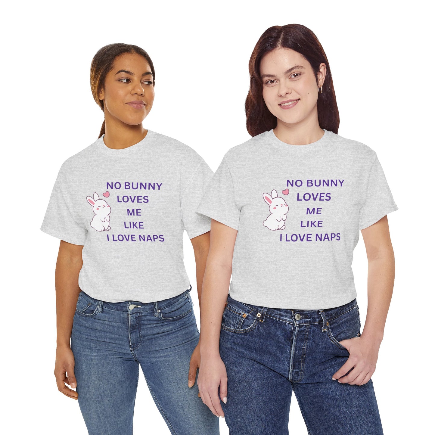 Funny Bunny Nap Lover Unisex Heavy Cotton Tee